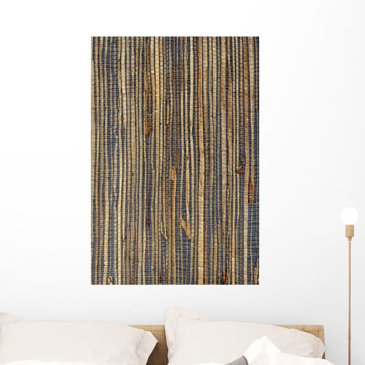 High Resolution Retro Grass Cloth Wall Decal