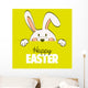 Easter Bunny Happy Easter Wall Decal