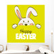 Easter Bunny Happy Easter Wall Decal