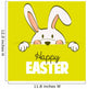 Easter Bunny Happy Easter Wall Decal