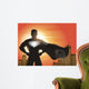 Superhero Standing with Cape Wall Decal
