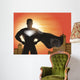 Superhero Standing with Cape Wall Decal