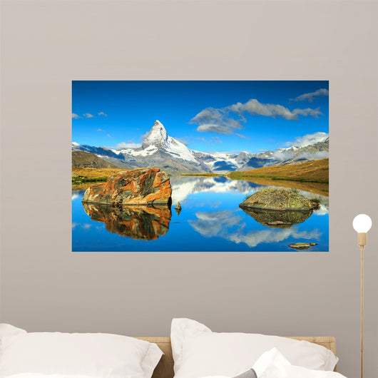 Matterhorn Peak Summer Landscape Wall Decal