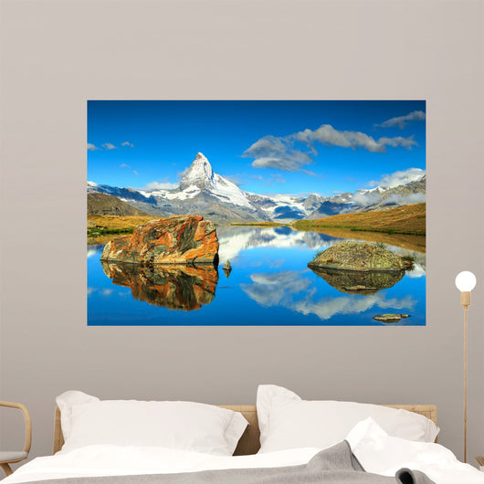 Matterhorn Peak Summer Landscape Wall Decal