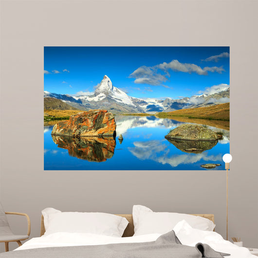 Matterhorn Peak Summer Landscape Wall Decal
