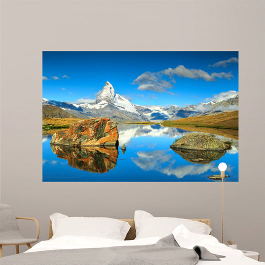 Matterhorn Peak Summer Landscape Wall Decal