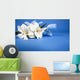 White Artificial Lilly Flower Wall Decal