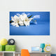 White Artificial Lilly Flower Wall Decal
