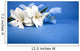 White Artificial Lilly Flower Wall Decal