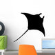Black Manta Ray Wall Decal