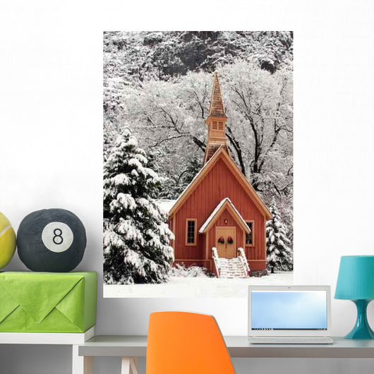 Little Church Yosemite Valley Wall Decal