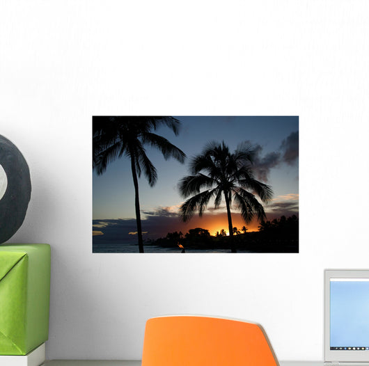 Evening Sunset Kauai Island Wall Decal