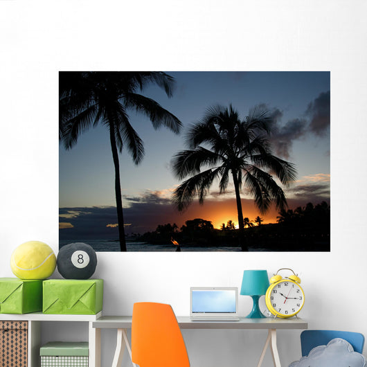 Evening Sunset Kauai Island Wall Decal