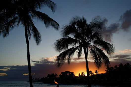 Evening Sunset Kauai Island Wall Decal
