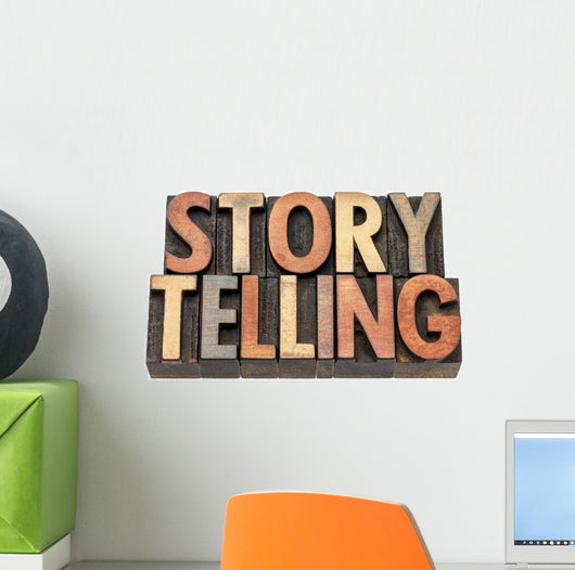 Storytelling Word Wall Decal