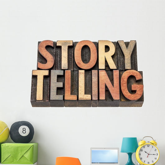 Storytelling Word Wall Decal