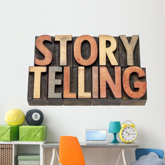 Storytelling Word Wall Decal