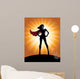 Superhero Girl Wall Decal