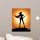 Superhero Girl Wall Decal