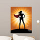 Superhero Girl Wall Decal