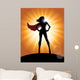 Superhero Girl Wall Decal