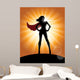 Superhero Girl Wall Decal