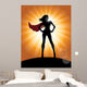 Superhero Girl Wall Decal