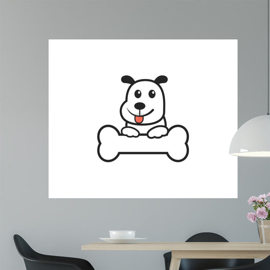 Dog Logo Wall Decal