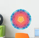 Circular Watercolor Mandala Wall Decal