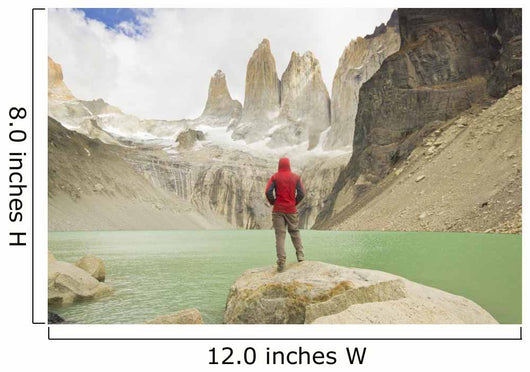 Hiking Torres Del Paine Wall Decal