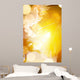 Art Beautiful Sunrise over Wall Decal