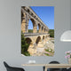Three-tiered Aqueduct Pont Du Wall Decal