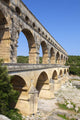 Three-tiered Aqueduct Pont Du Wall Decal