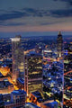 About Roofs Frankfurt Blue Wall Decal