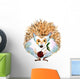 Cartoon Hedgehog Drawn Cartoon Wall Decal