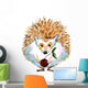 Cartoon Hedgehog Drawn Cartoon Wall Decal