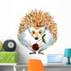 Cartoon Hedgehog Drawn Cartoon Wall Decal