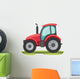 Flat Cartoon Farm Tractor Wall Decal
