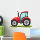 Flat Cartoon Farm Tractor Wall Decal