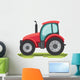 Flat Cartoon Farm Tractor Wall Decal