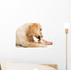 Labrador Puppy Chewing Large Wall Decal