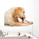 Labrador Puppy Chewing Large Wall Decal