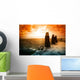 Cold Winter Sunset Landscape Wall Decal