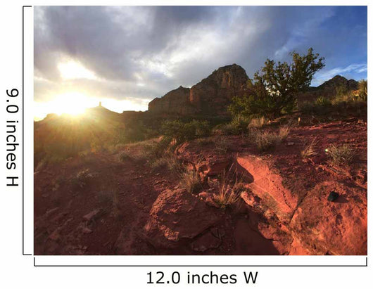 Sugarloaf Trail Sunset Wall Decal