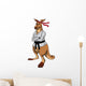 Kangaroo Character Sensei Wall Decal