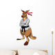 Kangaroo Character Sensei Wall Decal