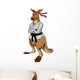 Kangaroo Character Sensei Wall Decal