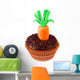 Easter Carrot Cupcake Wall Decal