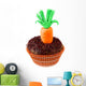 Easter Carrot Cupcake Wall Decal