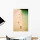 Footprints Beach Wall Decal Design 2